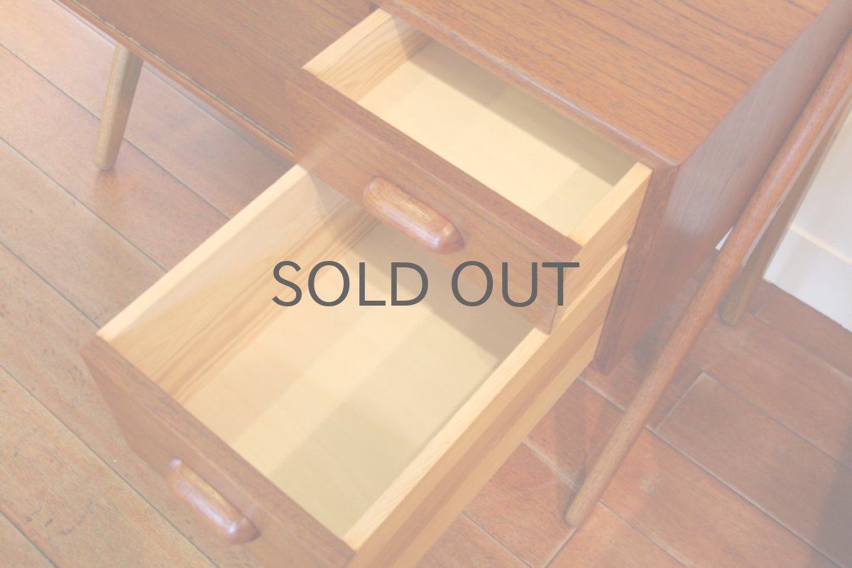 画像5: 北欧ヴィンテージ/デンマーク製 チーク×オーク ドレッサー 鏡 (5)