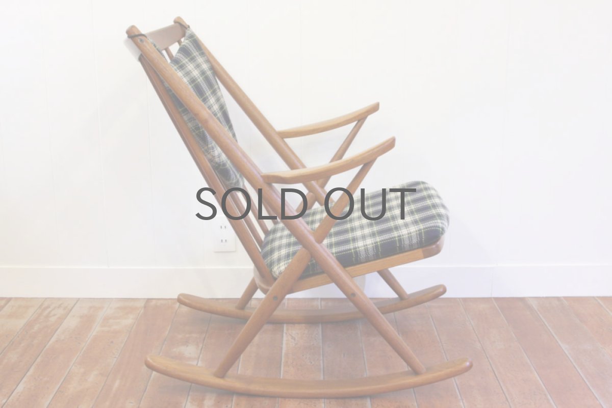 画像2: 北欧ビンテージ家具/ロッキングチェア/Bramin Mobler社製/デンマーク (2)