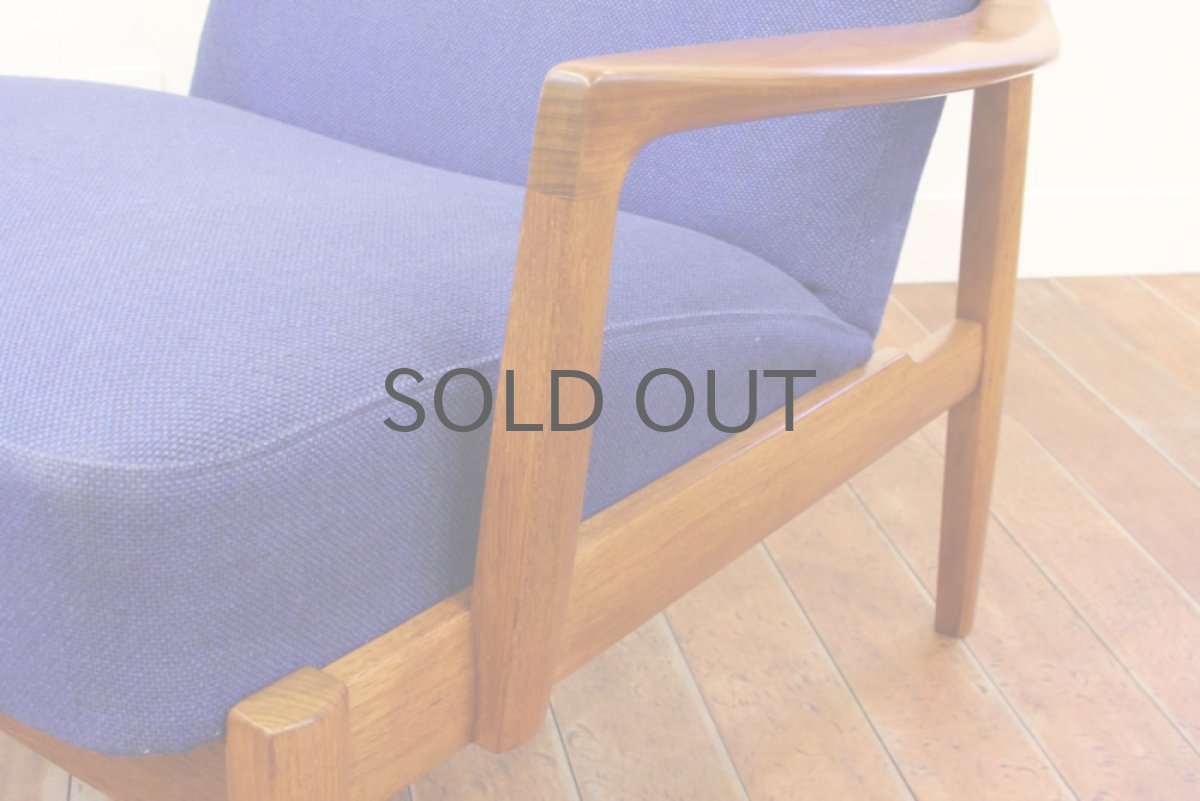 画像3: France & Son社製 Tove & Edvard Kindt - Larsen イージーチェア チーク材  (3)