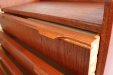 画像2: 北欧ヴィンテージ家具/Danish Teak Chest　チークチェスト　５段 (2)