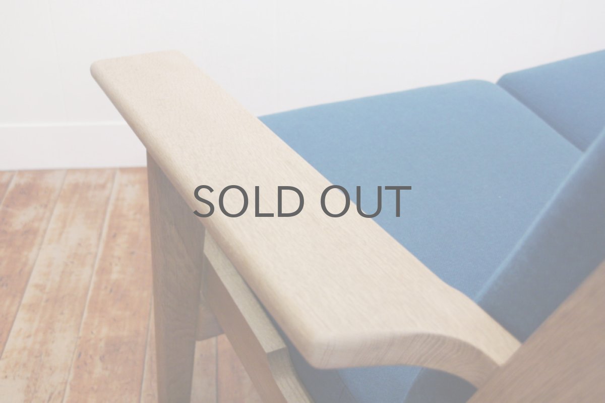 画像5: Hans j Wegnerハンス J ウェグナー GE290 3人掛けソファー オーク お好みのカラーでファブリックを張り替えます 張り替え代込 (5)