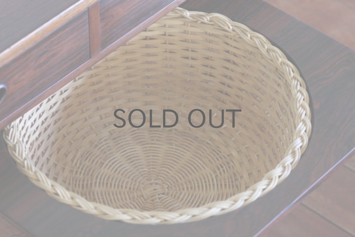 画像2: 北欧ヴィンテージ家具/デンマーク製 ローズウッド ソーイングテーブル  (2)