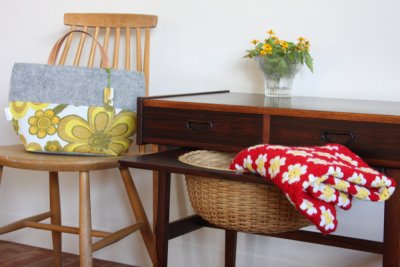 画像2: 北欧ヴィンテージ家具/デンマーク製 ローズウッド　ソーイングテーブル　