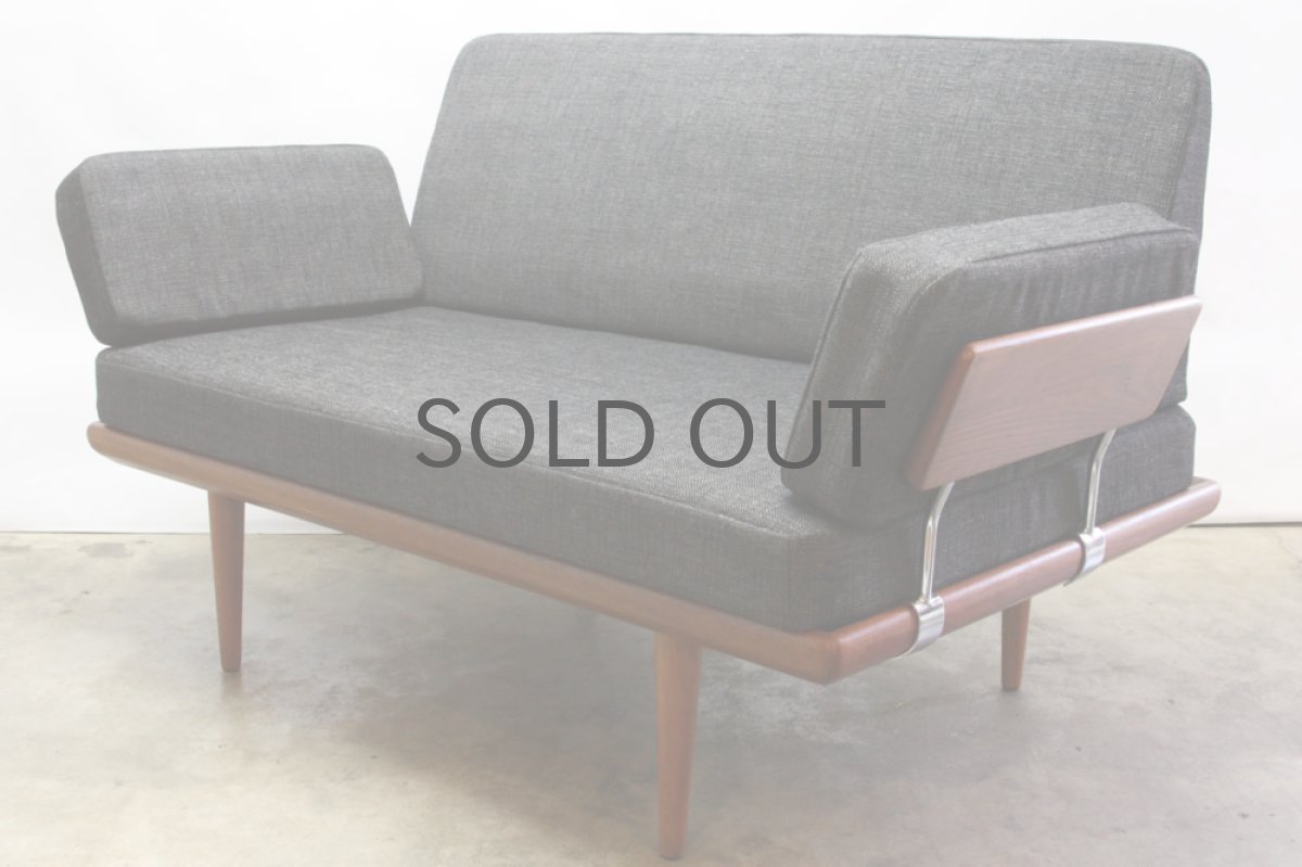 画像2: 北欧ビンテージ家具 Minerva ミネルバ Peter Hvidt & Orla Molgaard Nielsen デイベット 2人掛けソファ (2)