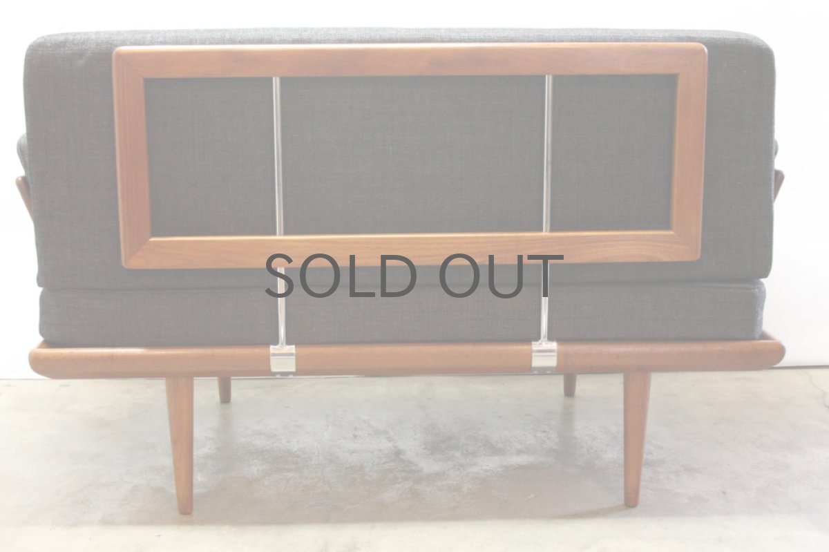 画像4: 北欧ビンテージ家具 Minerva ミネルバ Peter Hvidt & Orla Molgaard Nielsen デイベット 2人掛けソファ (4)