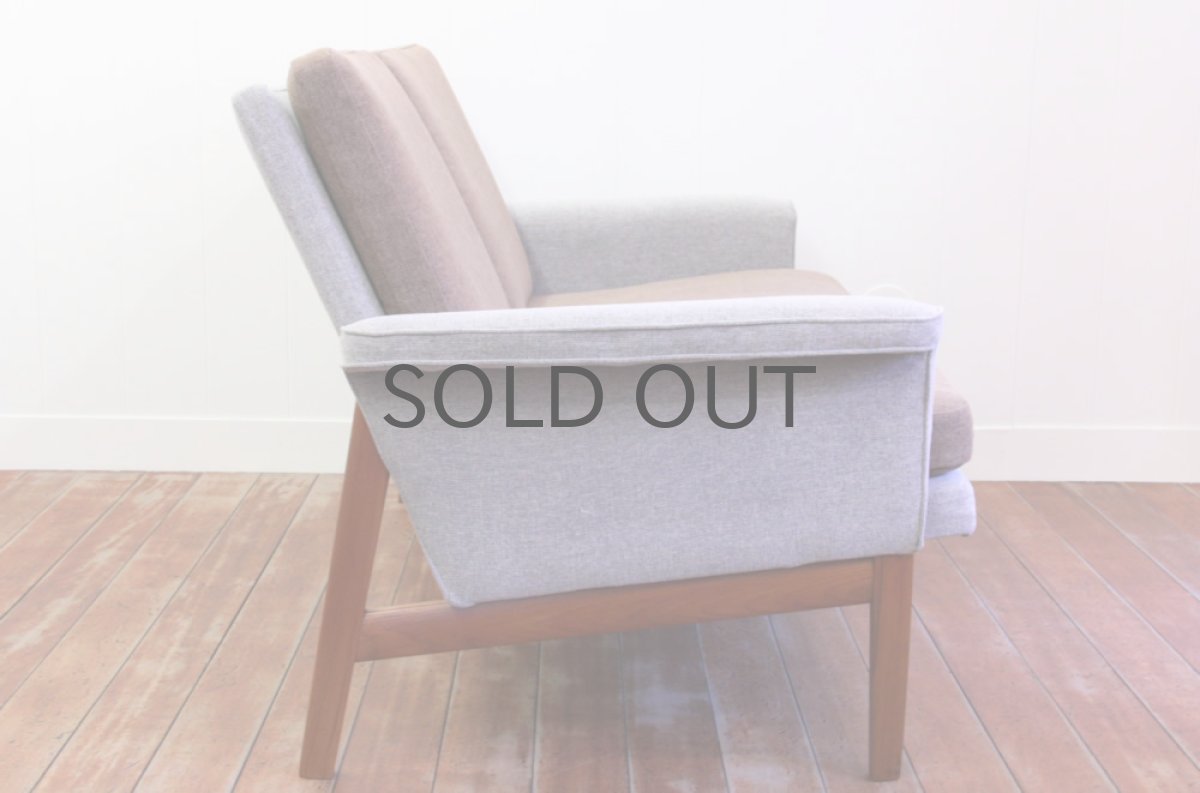 画像2: CADO社製(France & Son) フィンユール ゆったり2人掛けソファー ツートーン (2)