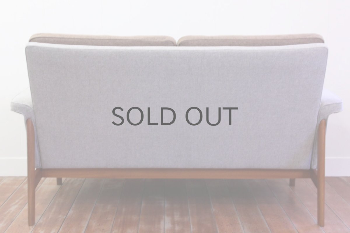 画像3: CADO社製(France & Son) フィンユール ゆったり2人掛けソファー ツートーン (3)