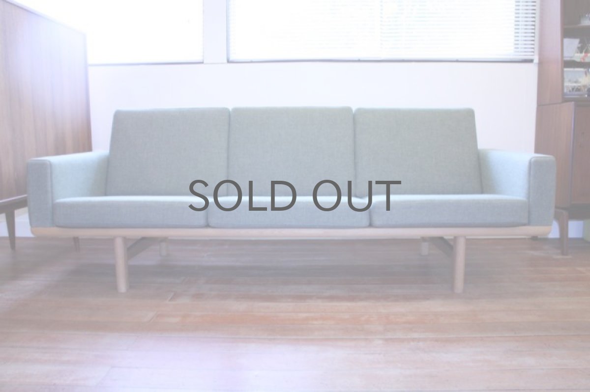 画像3: 北欧ビンテージ家具/Hans j Wegnerハンス J ウェグナー ソファー GE236 オーク 張り替え代込 (3)