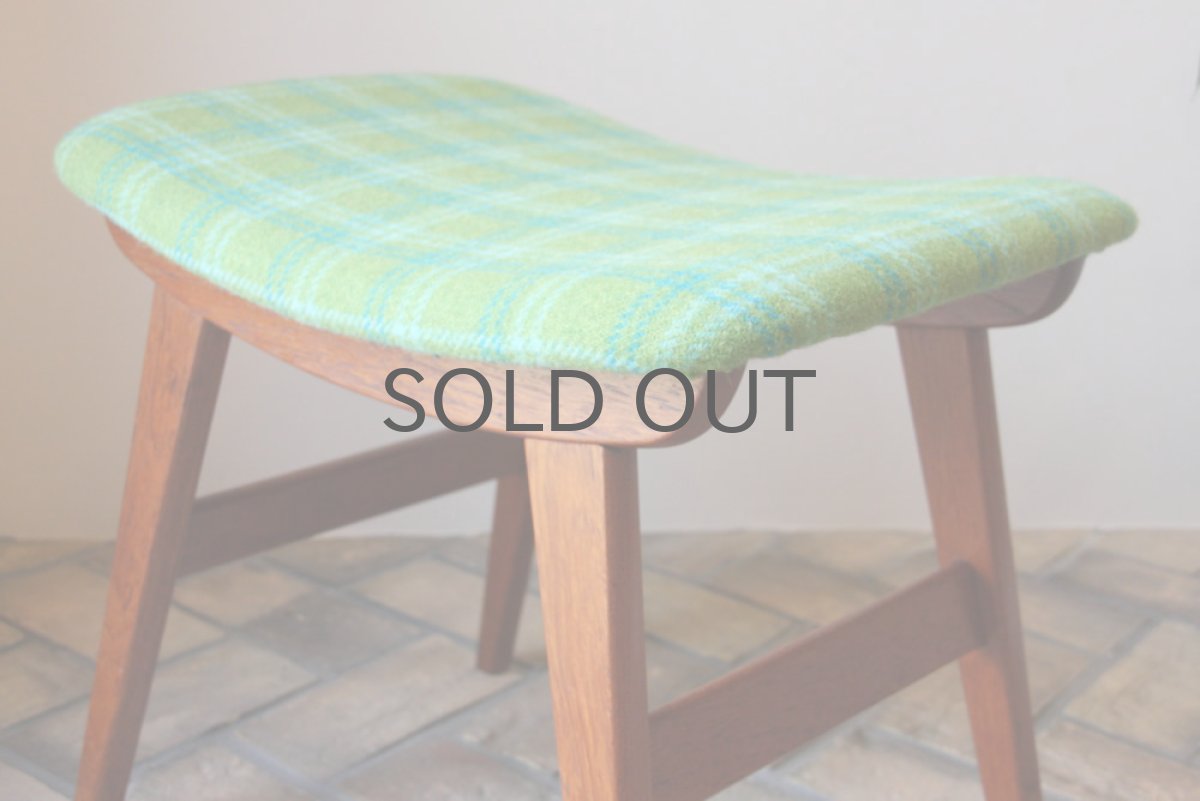 画像3: 北欧ビンテージ家具/デンマーク　スツール　オットマン チーク (3)