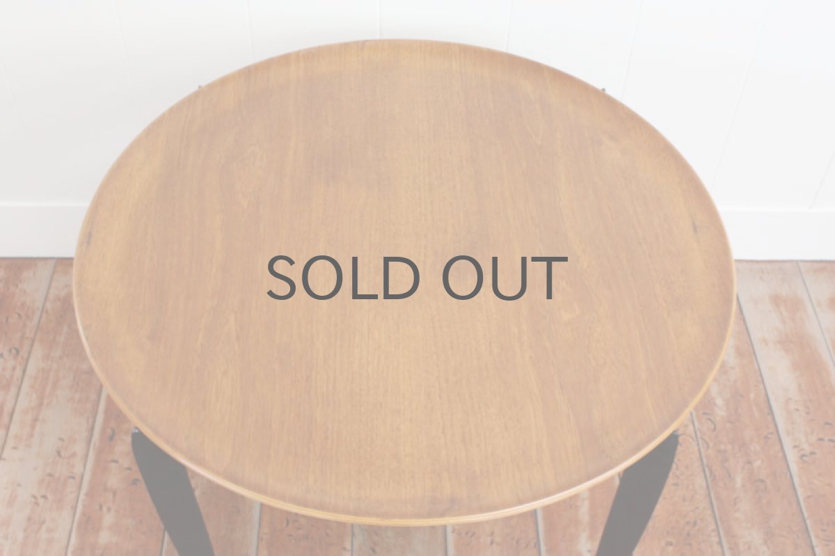 画像3: 北欧ヴィンテージ/Fritz Hansen/フリッツ ハンセン 折りたたみサイドテーブル (3)