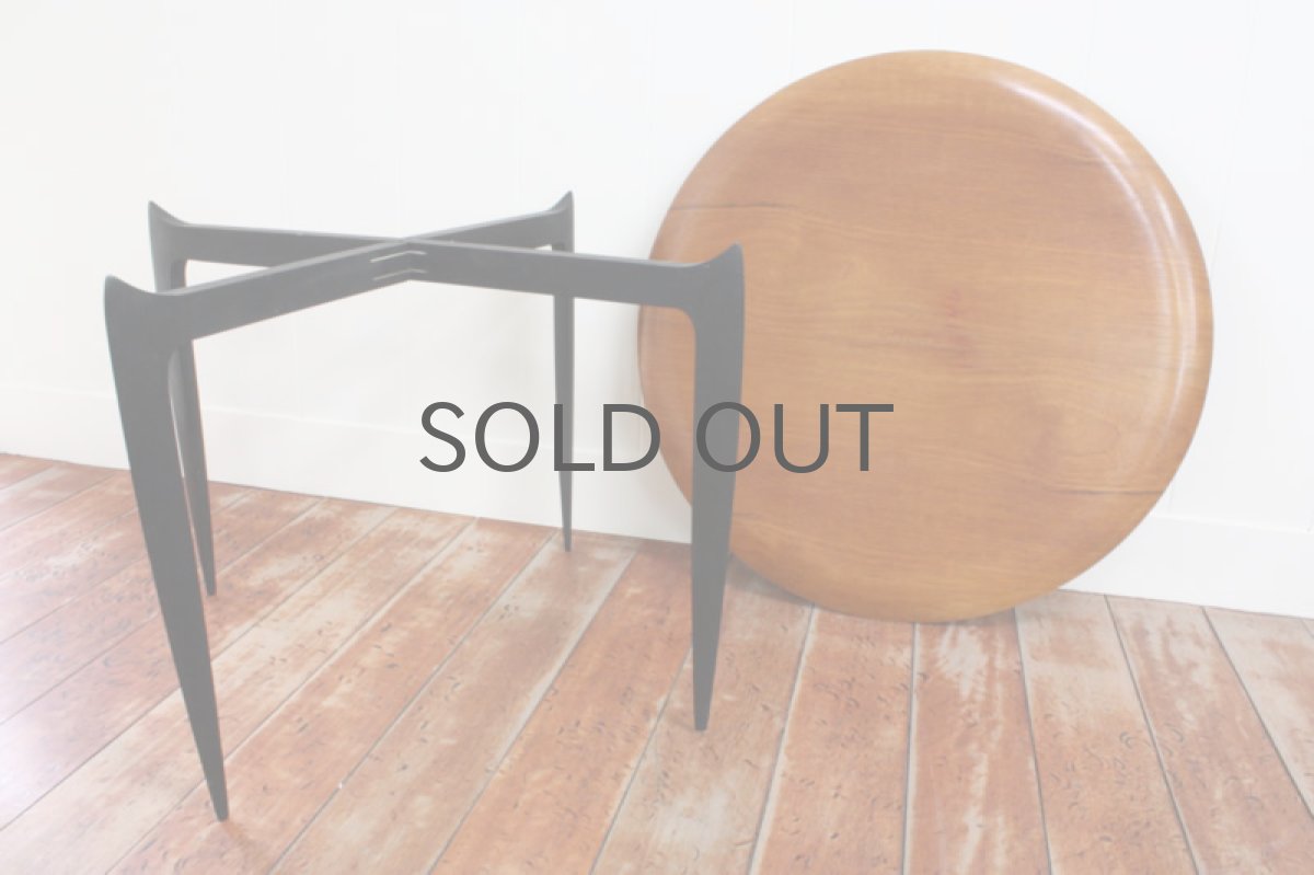 画像4: 北欧ヴィンテージ/Fritz Hansen/フリッツ ハンセン 折りたたみサイドテーブル (4)