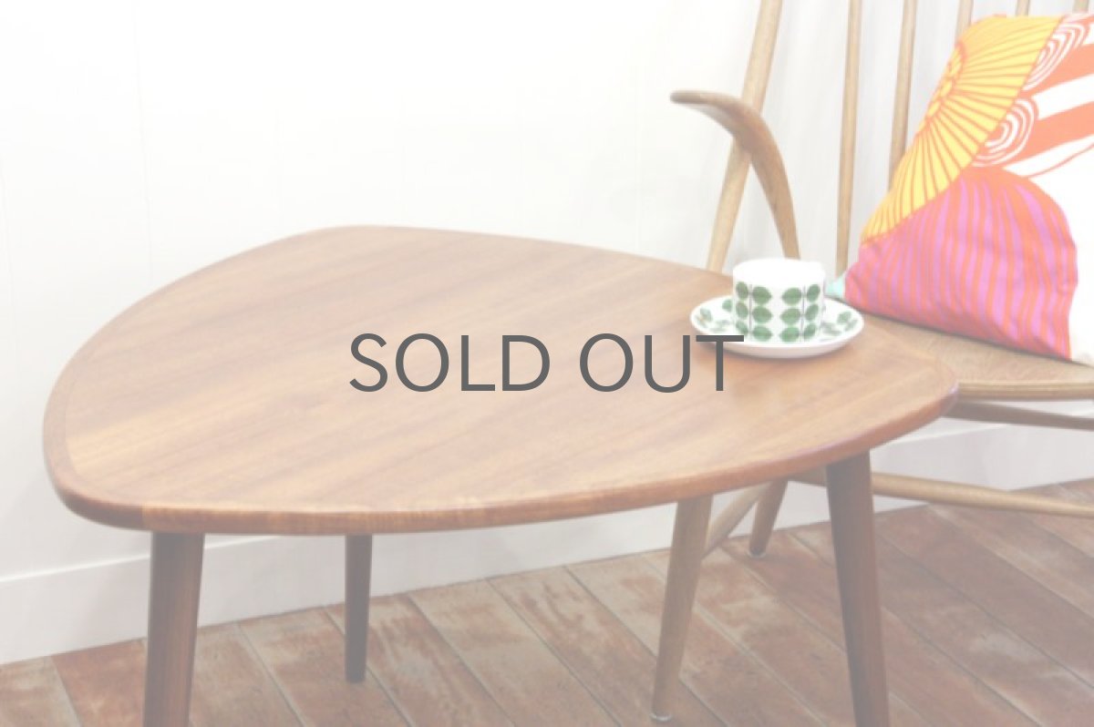 画像5: チーク トライアングル コーヒーテーブル デンマーク製  (5)