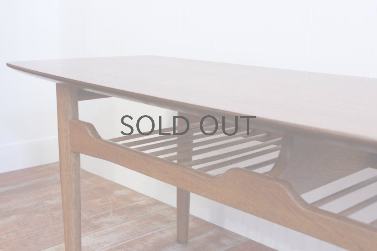 画像3: デンマーク製  チーク&オーク コーヒーテーブル (3)