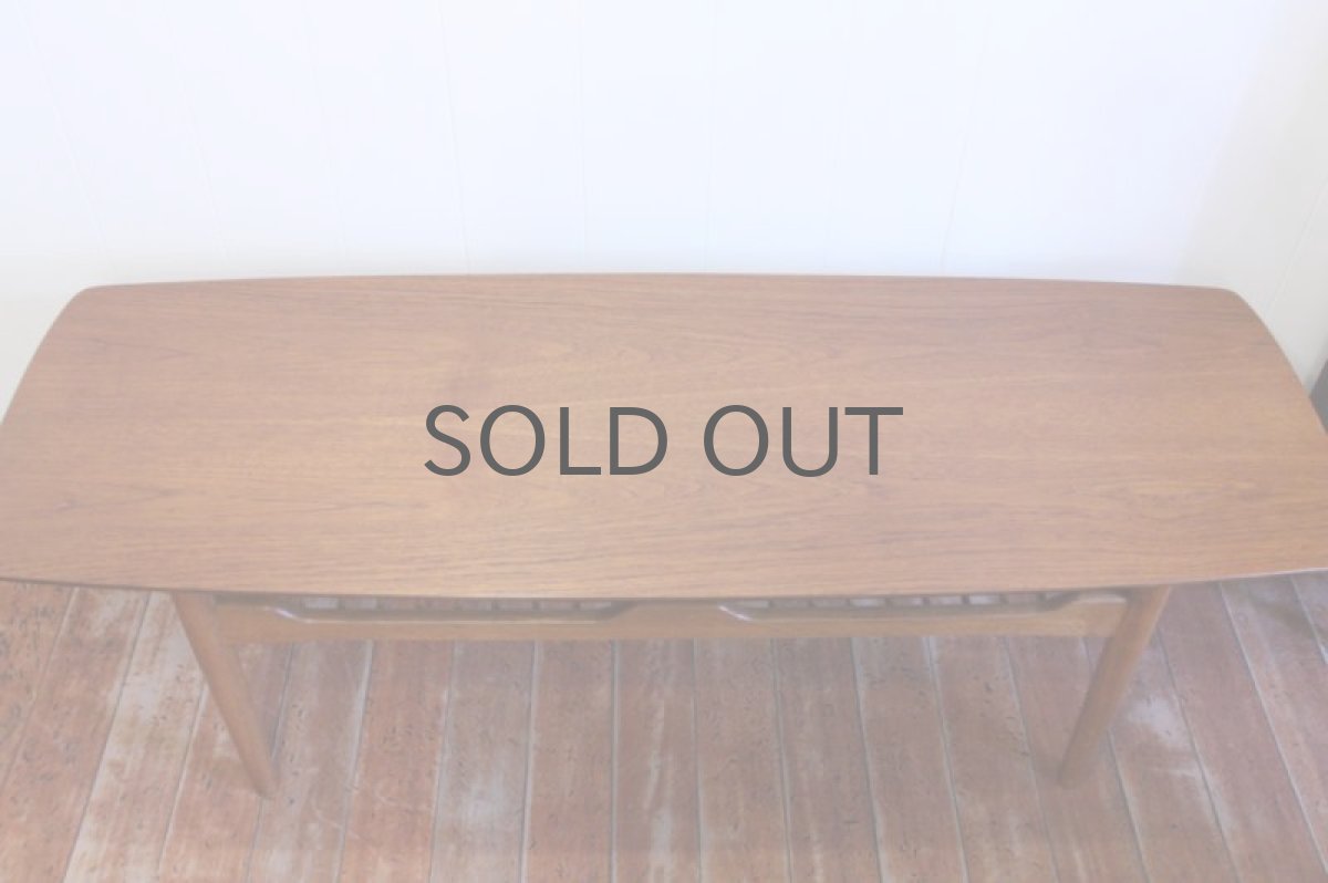 画像4: デンマーク製  チーク&オーク コーヒーテーブル (4)