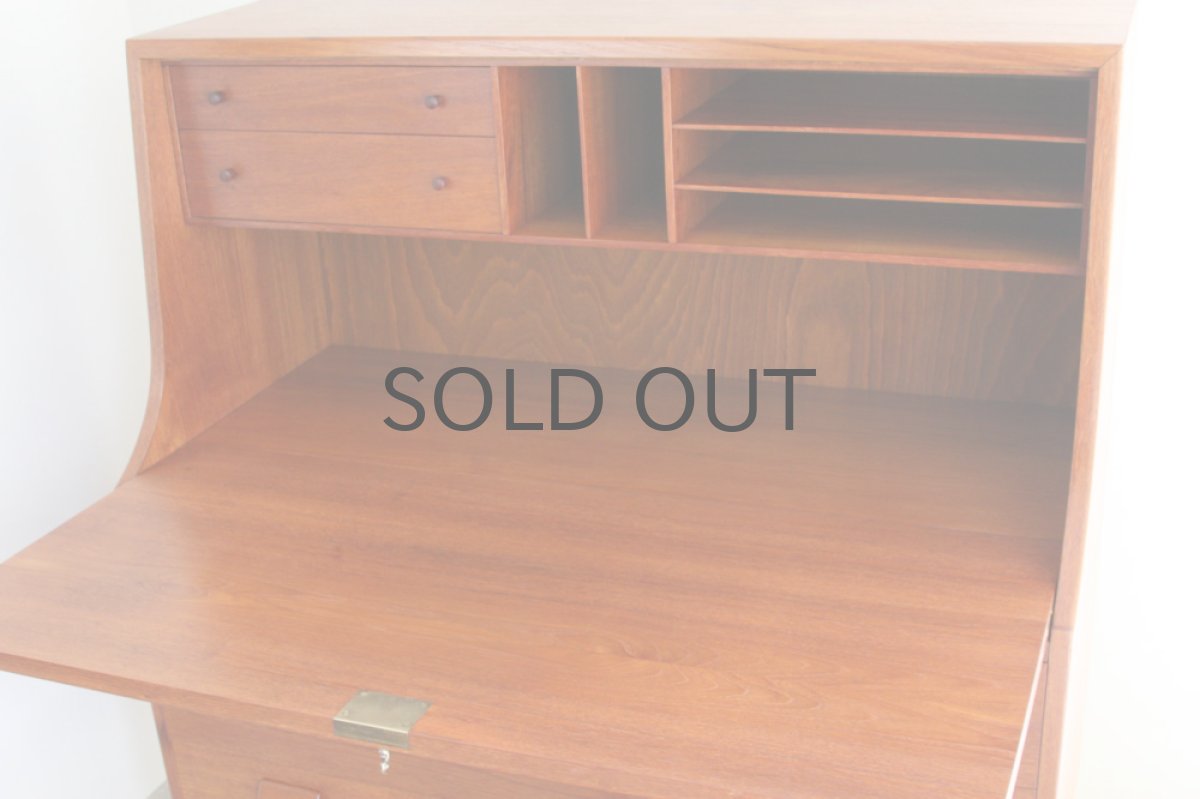 画像2: 北欧ビンテージ家具/デンマーク Borge Mogensen ボーエ モーエンセン ライティングビューロー  (2)