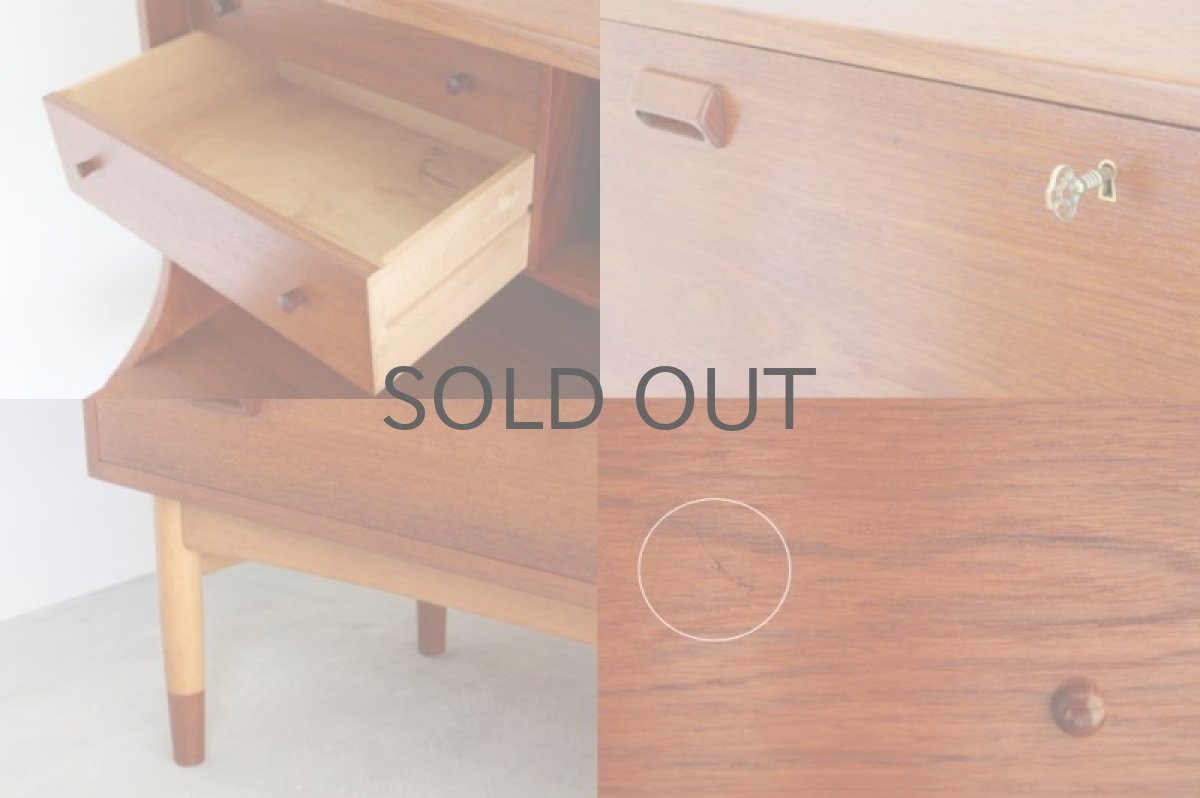 画像5: 北欧ビンテージ家具/デンマーク Borge Mogensen ボーエ モーエンセン ライティングビューロー  (5)