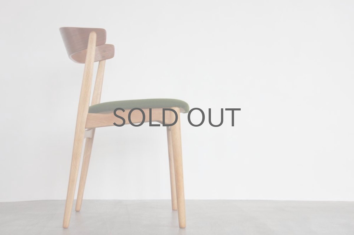 画像4: 北欧ビンテージ家具/デンマーク製/ダイニングチェア/チーク×ビーチ/グリーン (4)
