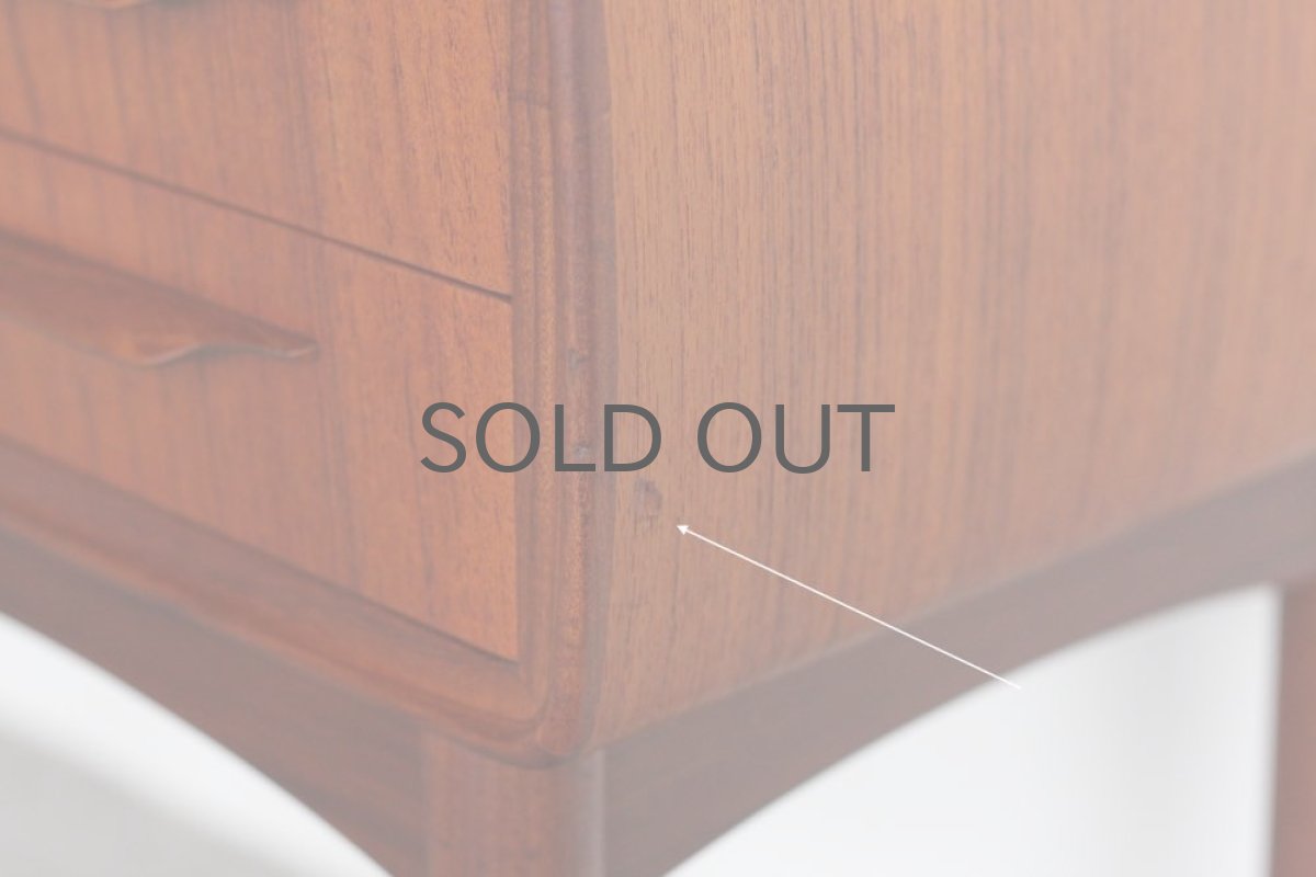 画像7: ビンテージ北欧家具／デンマーク製／Johannes Andersen ／ヨハネス・アンダーセン／スモールチェスト／チーク (7)