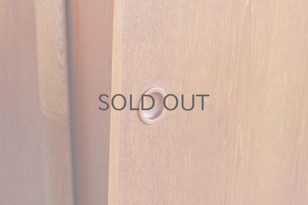 画像8: ビンテージ北欧家具/デンマーク製/Omann Jun Møbelfabrik/チーク&オークオープンシェルフ (8)