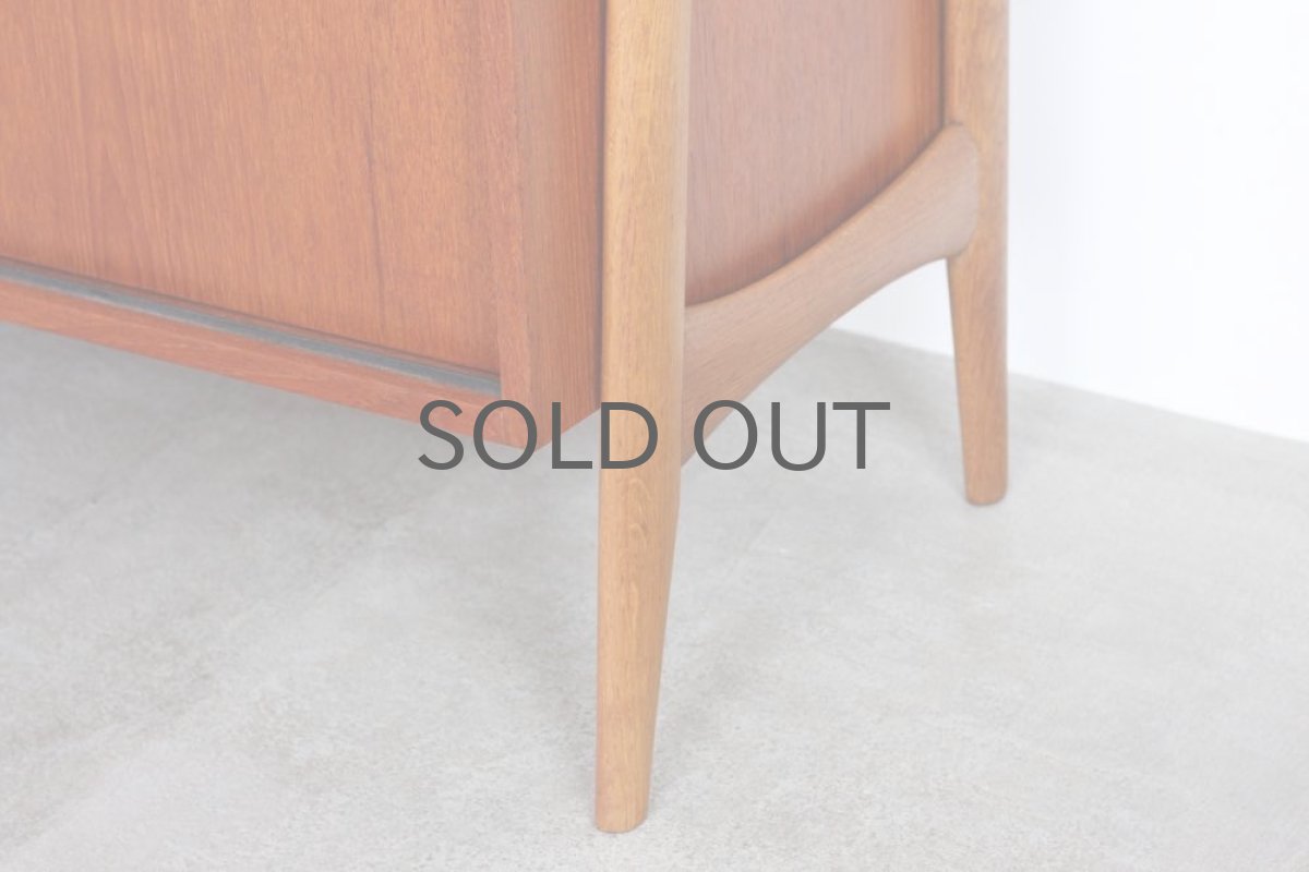 画像7: ビンテージ北欧家具/デンマーク製/Omann Jun Møbelfabrik/チーク&オークオープンシェルフ (7)