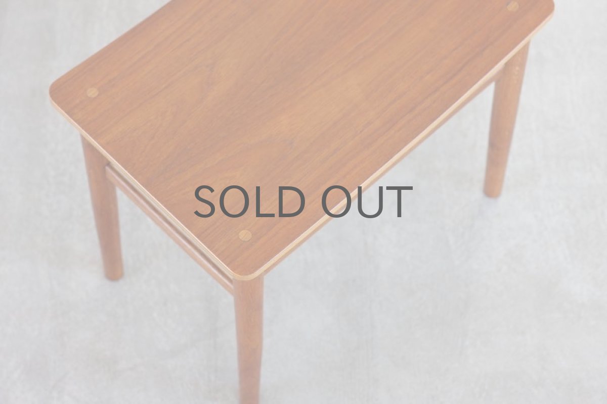 画像4: 北欧ビンテージ家具/デンマーク製 チーク&オークスツール (4)