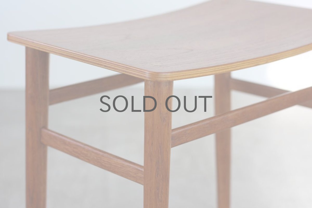 画像3: 北欧ビンテージ家具/デンマーク製 チーク&オークスツール (3)