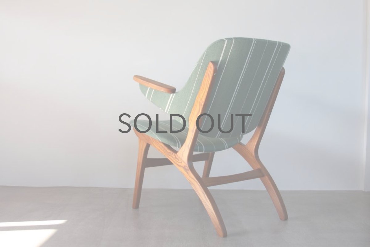 画像3: 北欧ビンテージ家具／Carl Edward Matthes／イージーチェアー／デンマークファブリック (3)