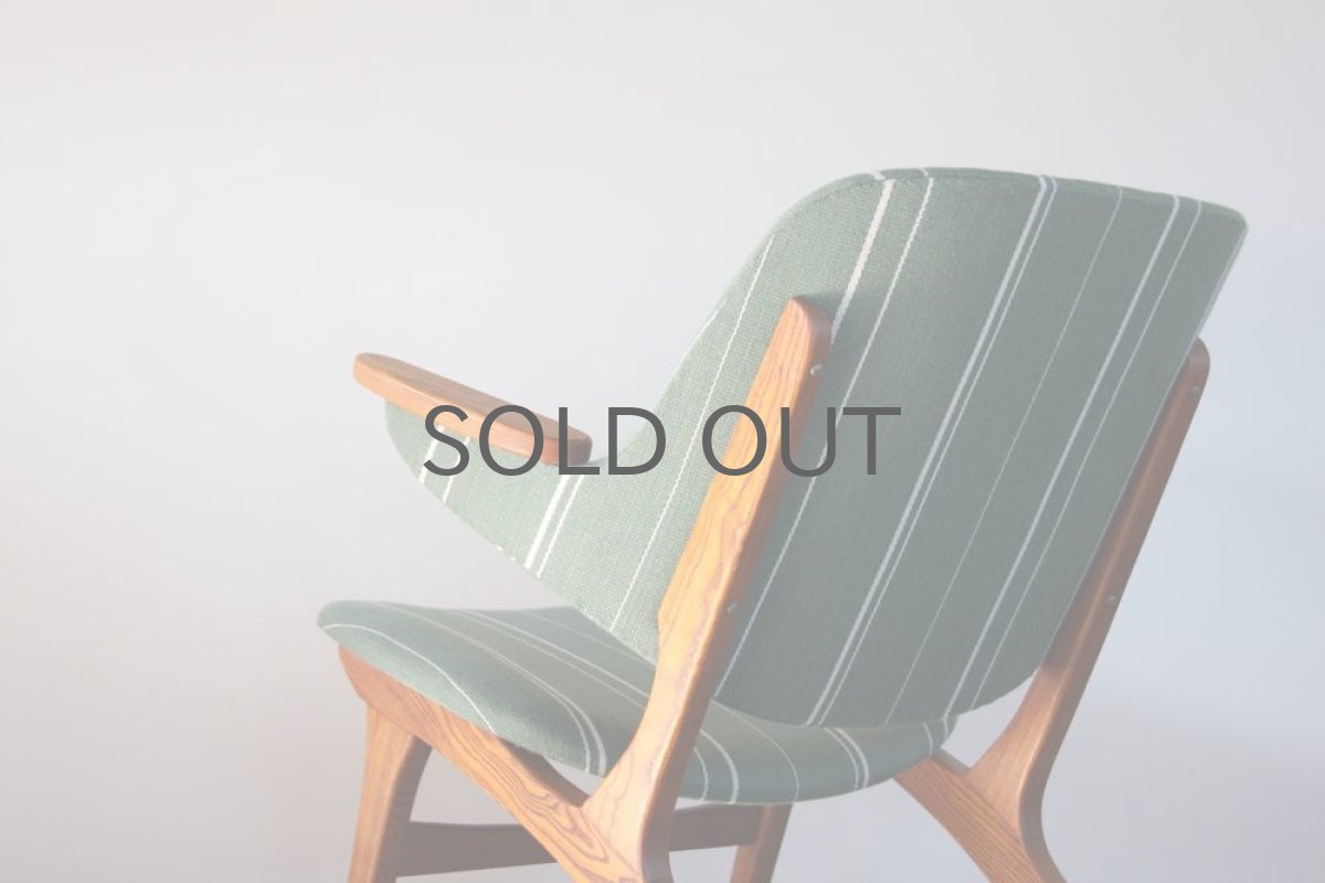 画像5: 北欧ビンテージ家具／Carl Edward Matthes／イージーチェアー／デンマークファブリック (5)