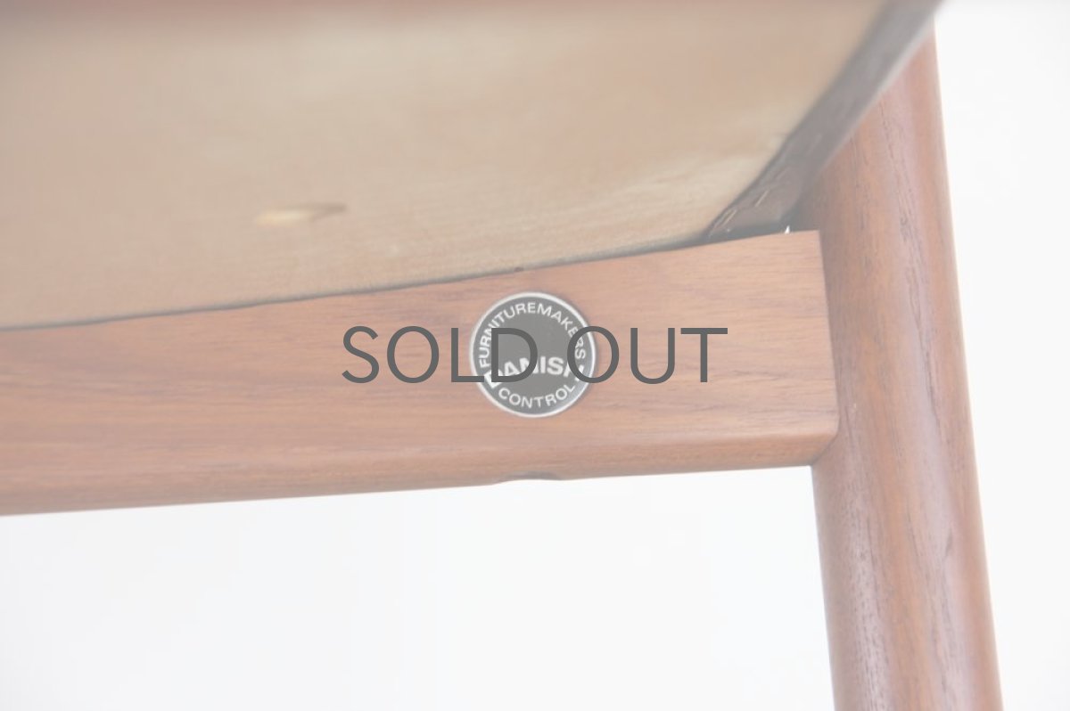 画像6: 北欧ビンテージ家具/スツール/Spøttrup Møbelfabrik/チーク×皮革 (6)