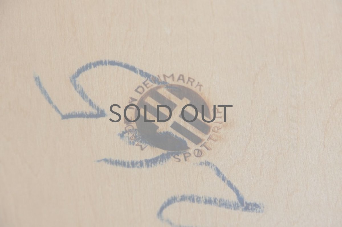 画像7: 北欧ビンテージ家具/スツール/Spøttrup Møbelfabrik/チーク×皮革 (7)