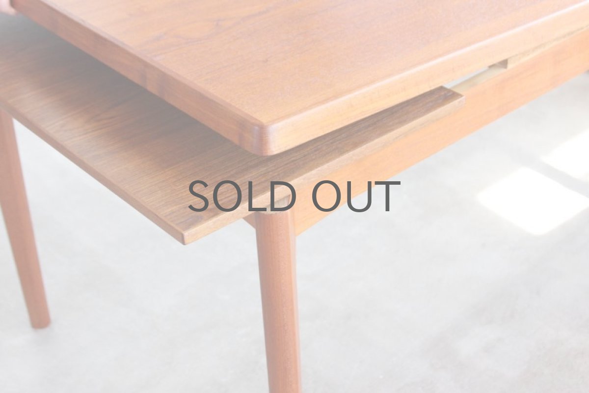 画像8: 北欧ビンテージ家具/デンマーク製 /Henning Kjærnulf/ダイニングテーブル/チーク (8)