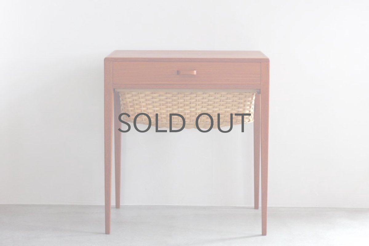 画像2: ビンテージ北欧家具/デンマーク/ソーイングキャビネット/チーク/Danish control (2)