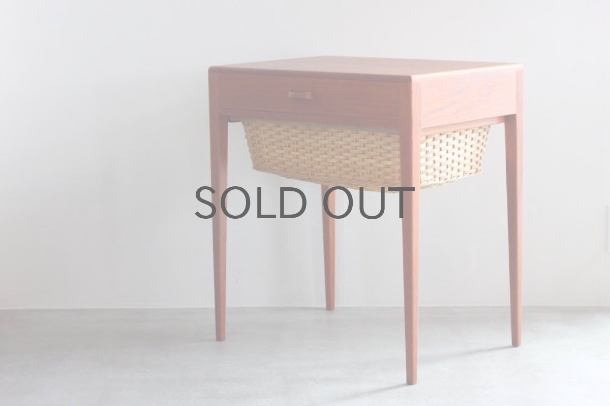 画像4: ビンテージ北欧家具/デンマーク/ソーイングキャビネット/チーク/Danish control (4)