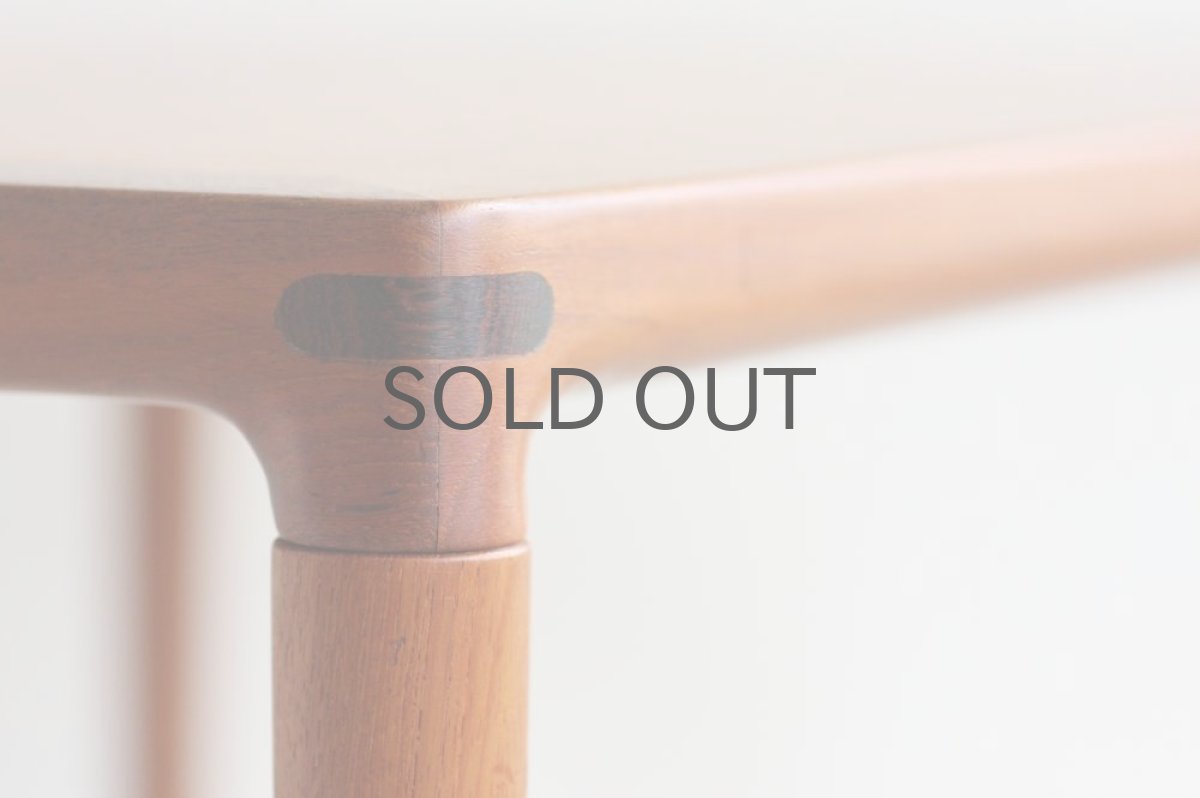 画像2: 北欧ビンテージ家具/チーク/サイドテーブル  (2)