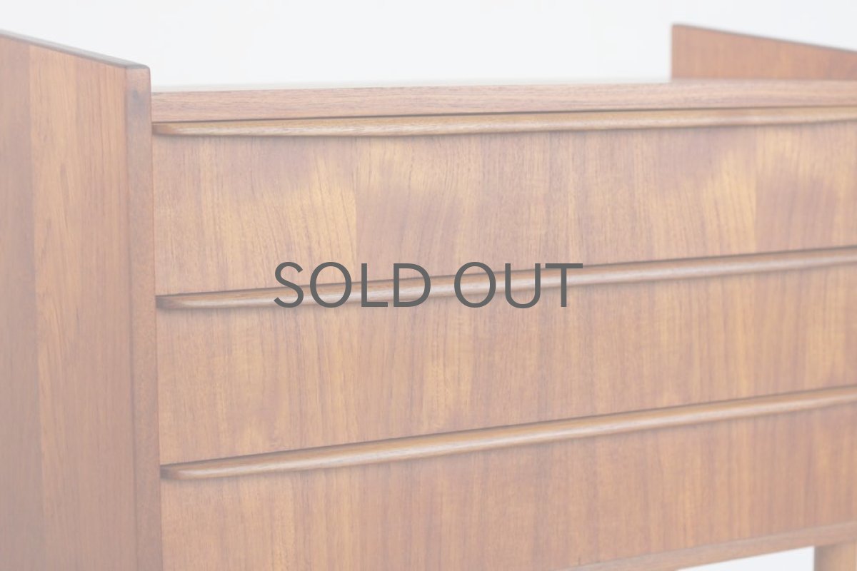 画像5: 北欧ビンテージ家具／デンマーク製／チェスト／チーク３段 No.1 (5)