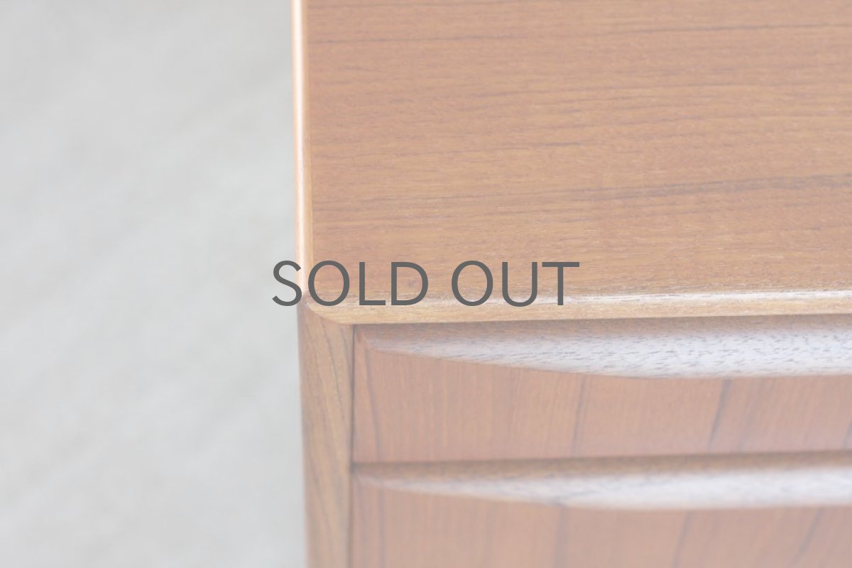 画像9: 北欧ビンテージ家具/デンマーク製/チェスト/チーク3段  No.2 (9)