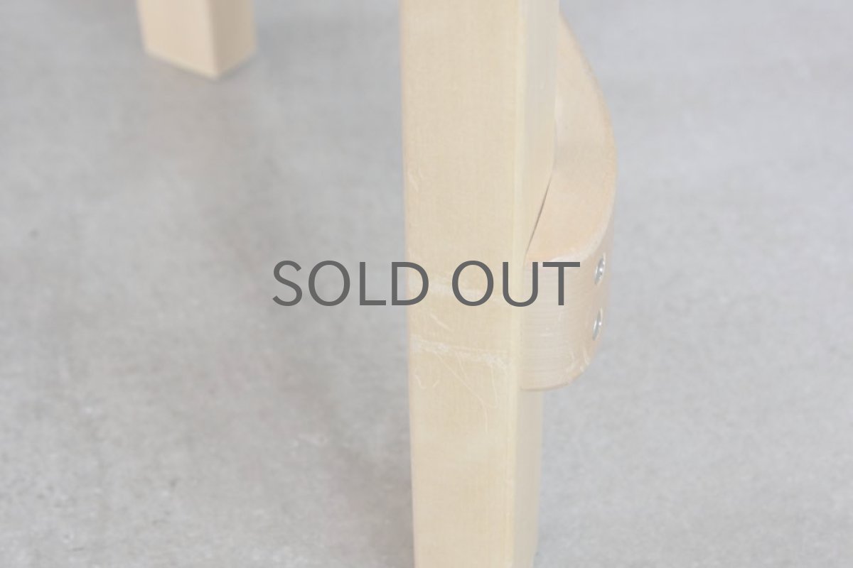 画像9: 北欧ビンテージ家具アルヴァ・アアルト/チェア65/ナチュラル×ネイビー (9)