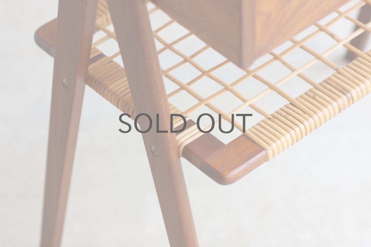 画像5: 北欧ビンテージ家具/デンマーク　ベッドサイドテーブル　チーク (5)