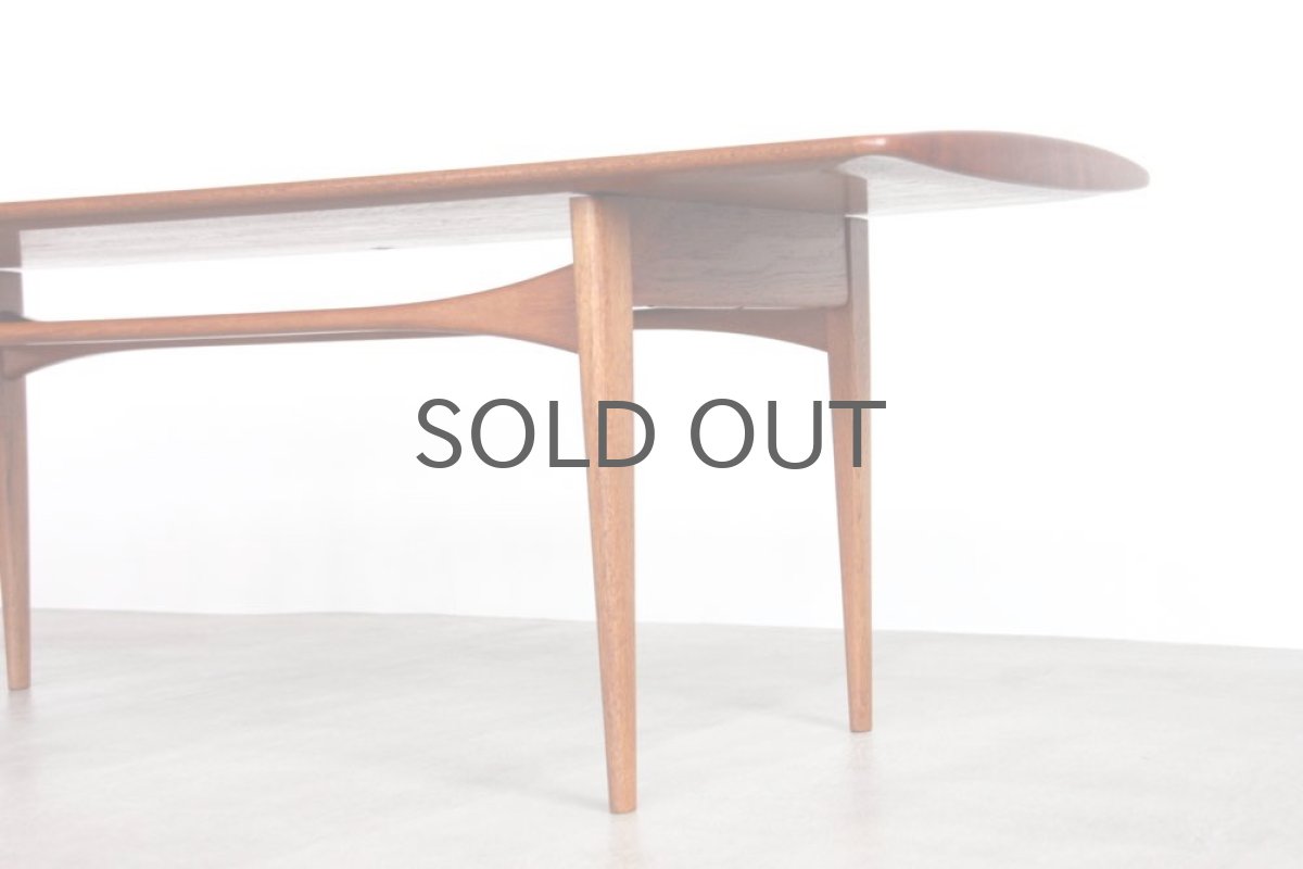 画像3: 北欧ビンテージ家具/デンマーク製/Tove & Edvard Kindt - Larsen/コーヒーテーブルFD503/チーク (3)