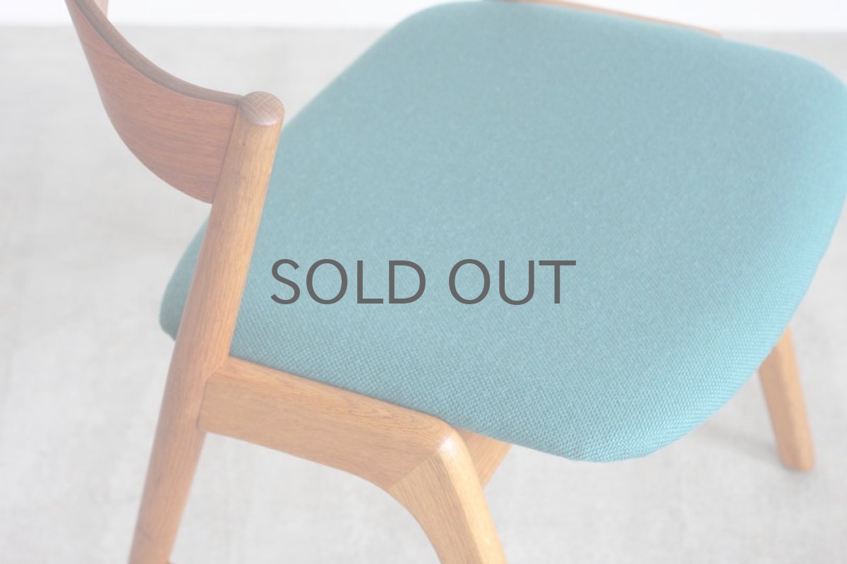 画像6: ビンテージ北欧家具/デンマーク製/カイ・クリスチャンセン/ダイニングチェア/チーク×オーク (6)