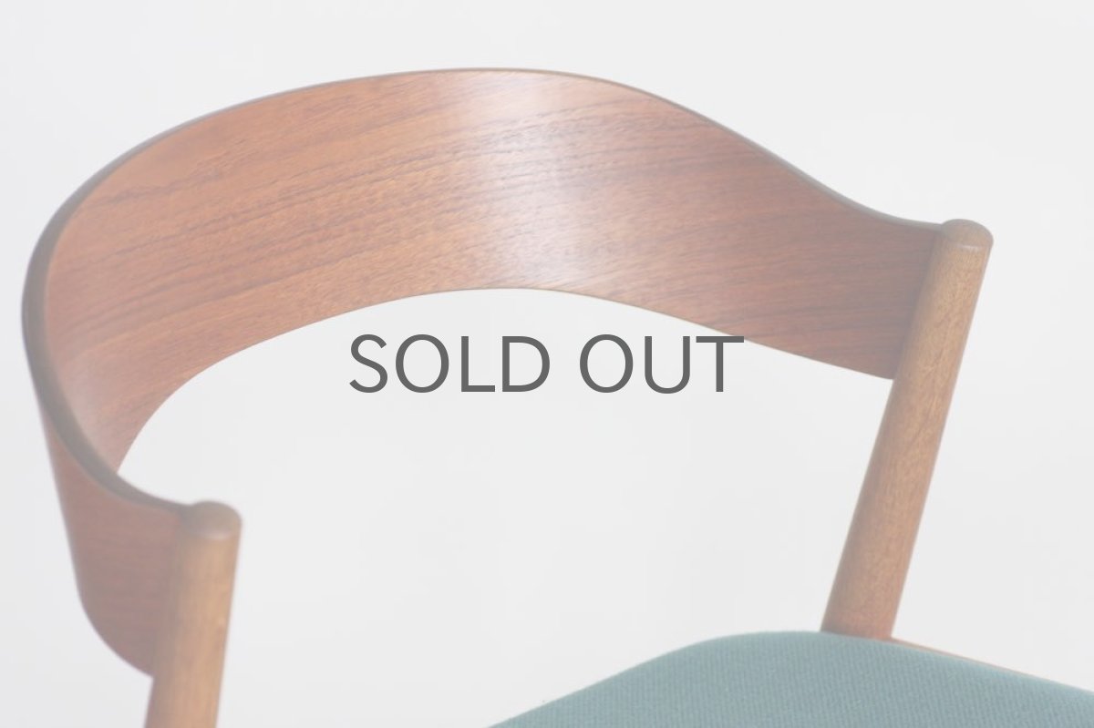 画像5: ビンテージ北欧家具/デンマーク製/カイ・クリスチャンセン/ダイニングチェア/チーク×オーク (5)