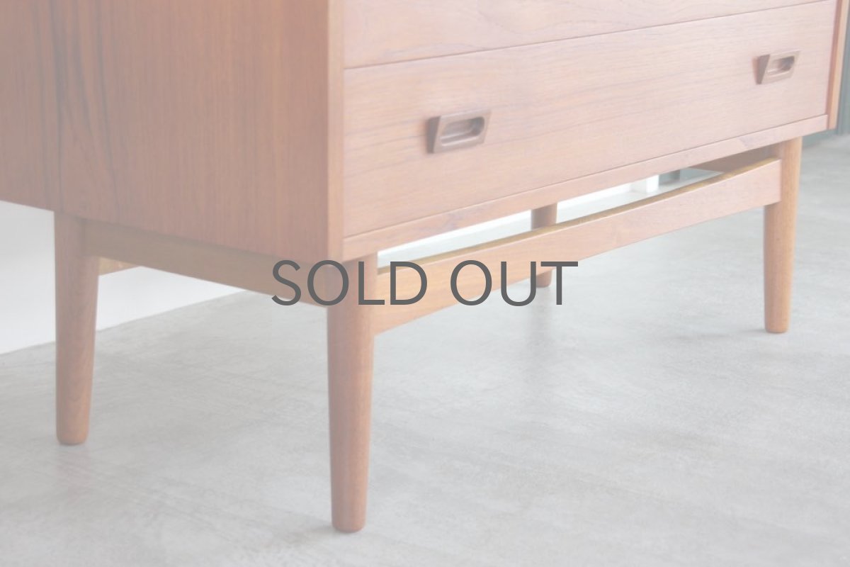 画像4: 北欧ビンテージ家具/デンマーク/ブックシェルフ+ライティングデスク/チーク (4)