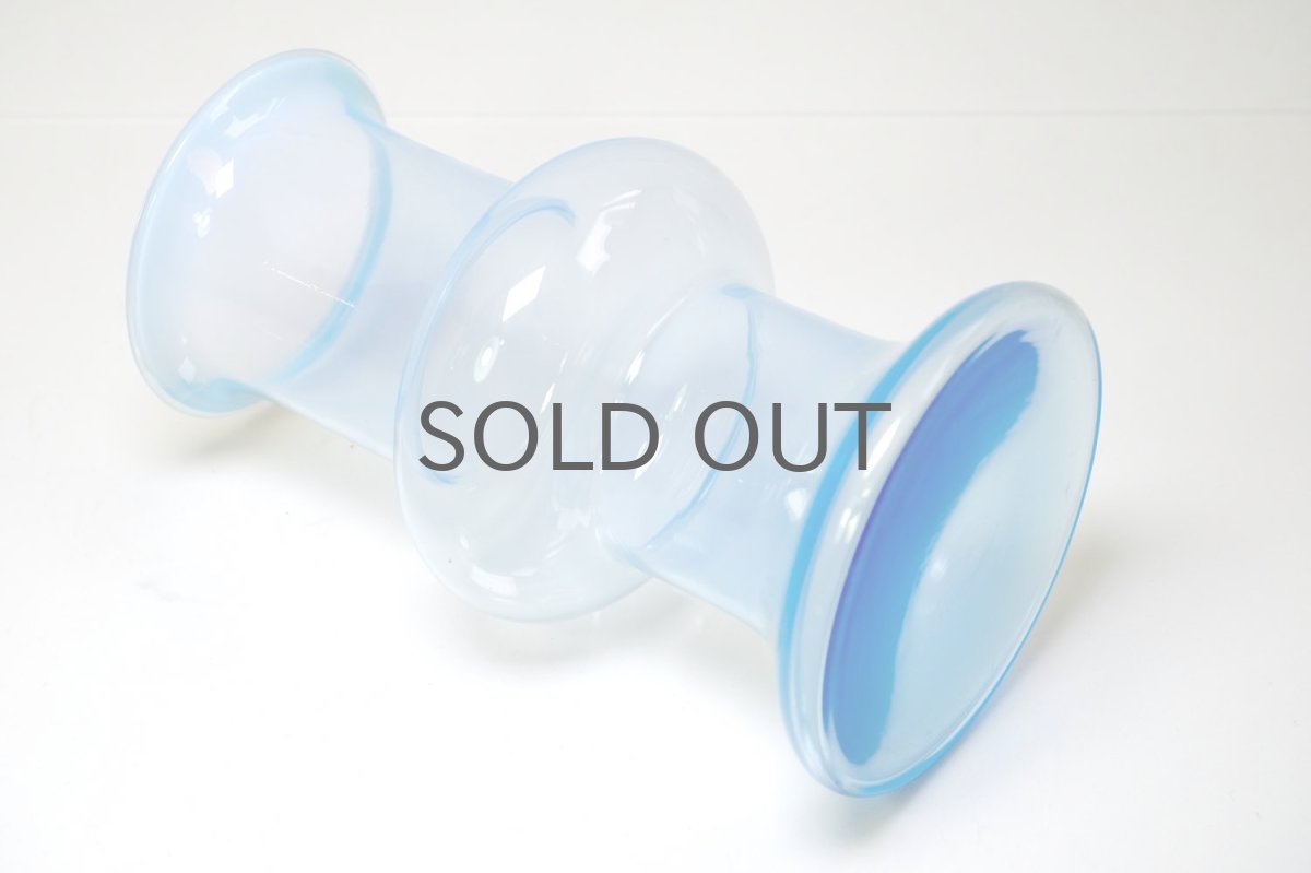 画像3: スウェーデン/BODA/シグネ ペーション/Blom/ガラスフラワーベース/ライトブルー (3)