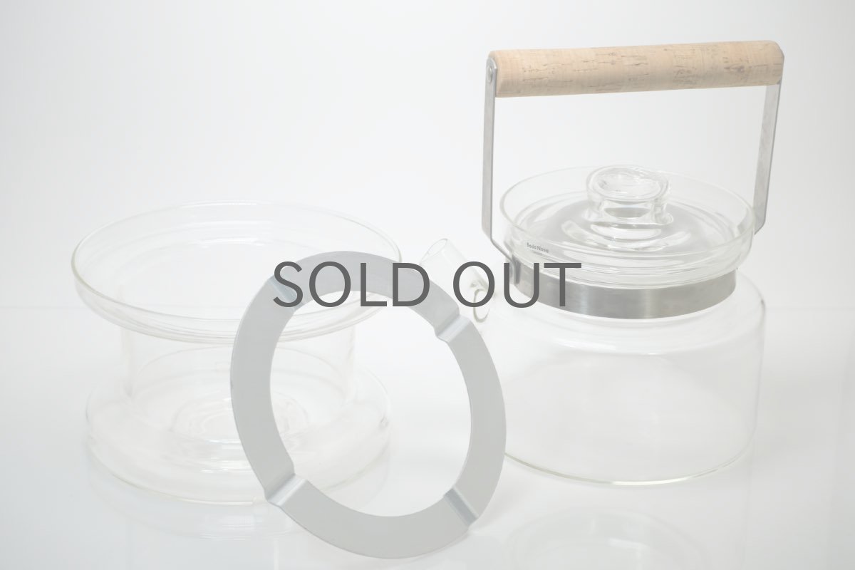 画像4: Signe Persson-Melin / シグネ・ペーション・メリン/ Boda Nova /ガラスティーポット＆ウォーマー/Lサイズ/オリジナルボックス付き　　 (4)