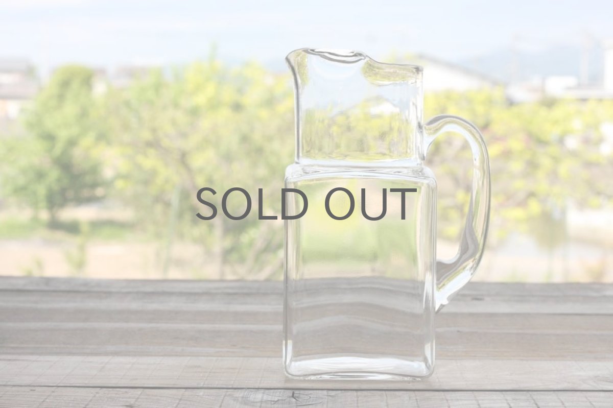 画像2: ビンテージ北欧雑貨/スウェーデン/ガラスピッチャー/Lサイズクリア (2)