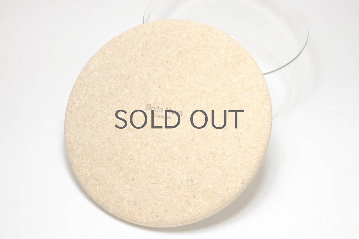 画像4: Signe Persson-Melin / シグネ・ペーション・メリン /Boda Nova /耐熱ガラスボウル+コルクLサイズ (4)