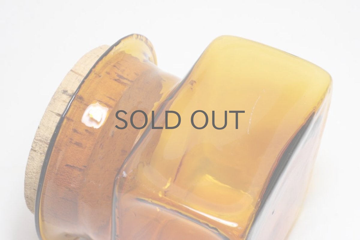 画像5: Signe Persson-Melin / シグネ・ペーション・メリン/Boda/ガラスジャー/Lサイズアンバー (5)