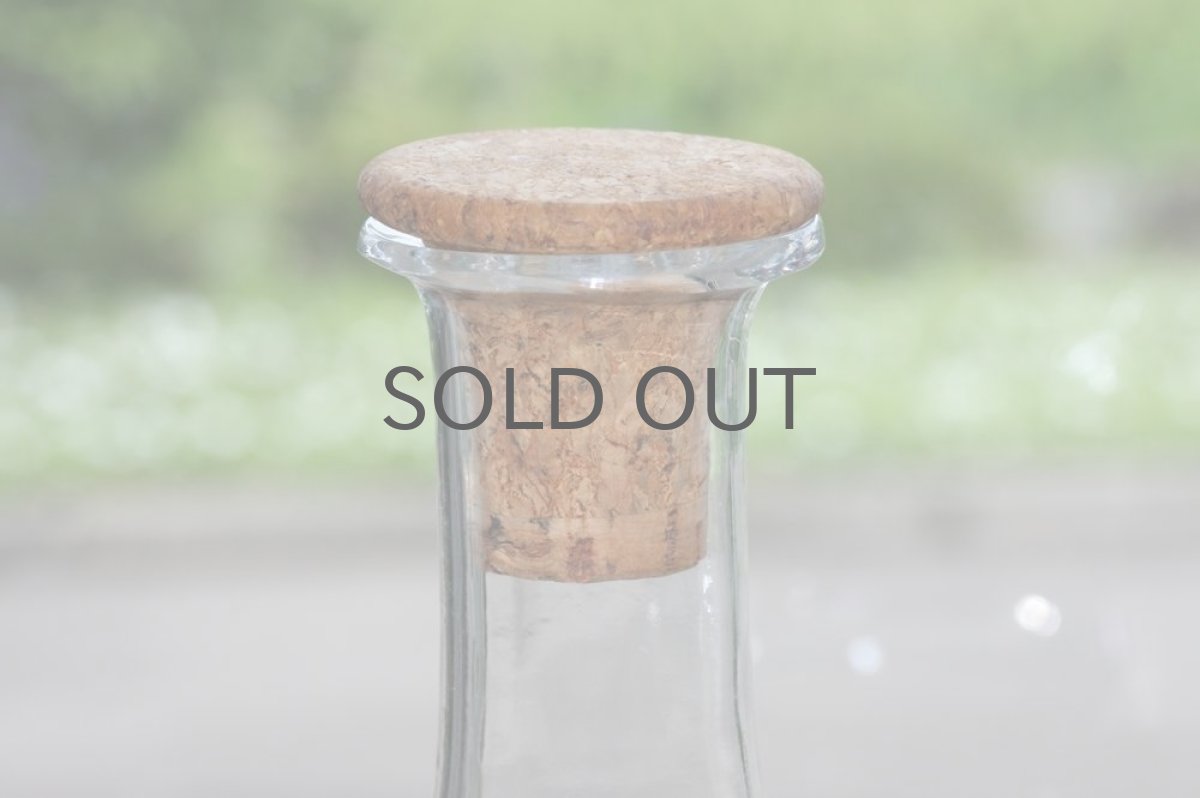 画像2: スウェーデン BODA ボッダ ガラスボトル スクエアーコルク付き シグネ・ペーション (2)