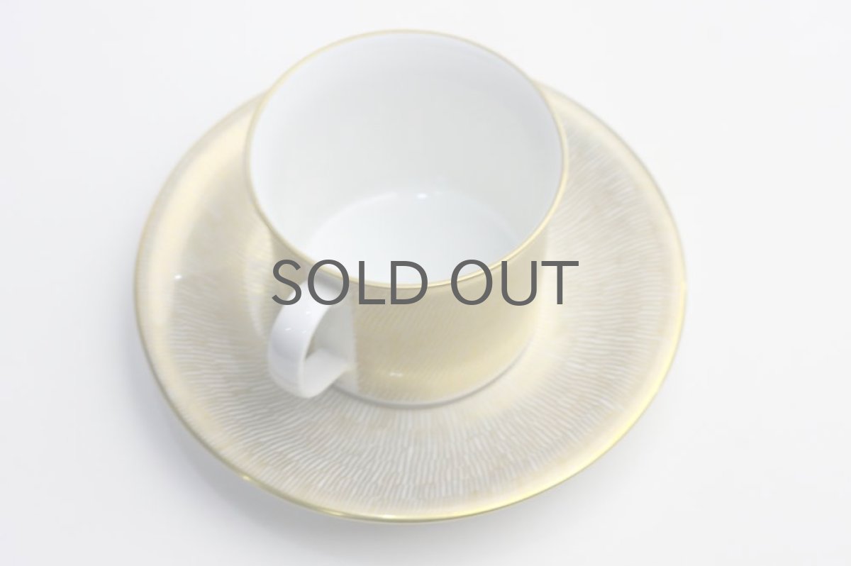 画像3: Signe Persson-Melin / シグネ・ペーション・メリン ロールストランド未使用Primeur ゴールド カップ&ソーサーLサイズ (3)