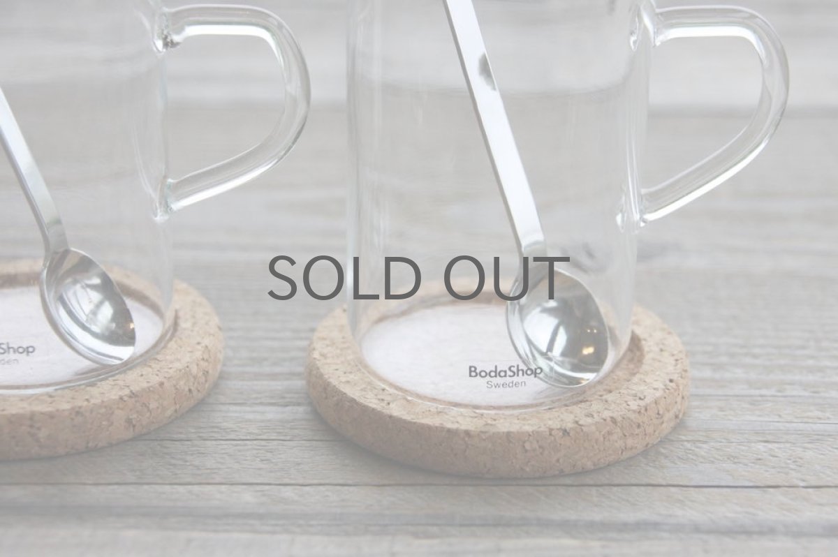 画像4: Signe Persson-Melin / シグネ・ペーション・メリン 2客セットBoda Nova グラス+コースター+スプーンオリジナルボックス付き (4)